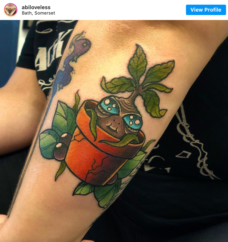 Harry Potter 10 Herbology Tattoos Fans Will Love